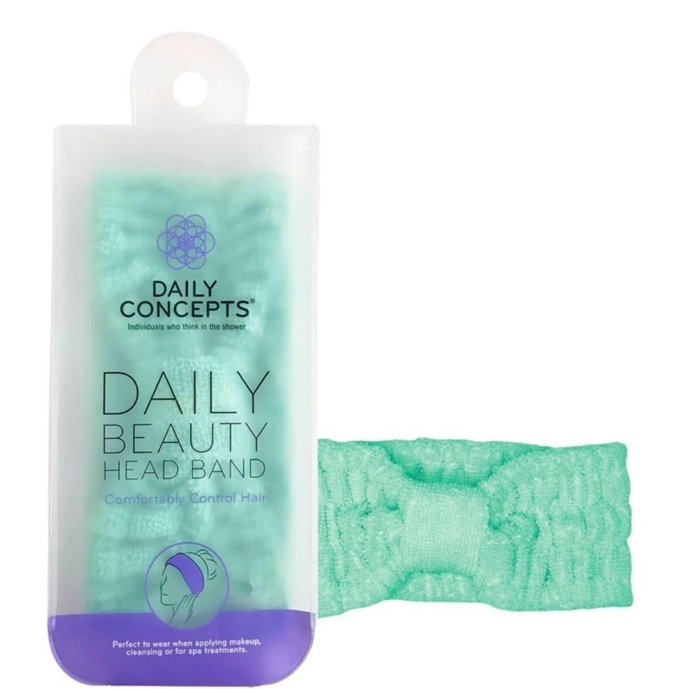 Daily Concepts Daily Beauty Headband Aqua / Mint Green Spa / Makeup Headband